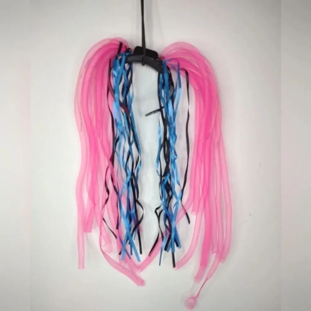 Light Up Party Headband Mesh Curls and Ribbon